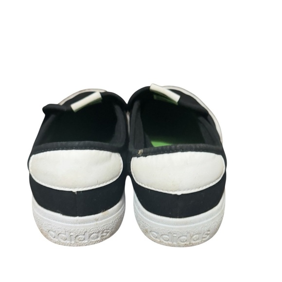 Adidas Black and White Slip-On Shoes comfortable skater everyday casual sneakers - Picture 7 of 9